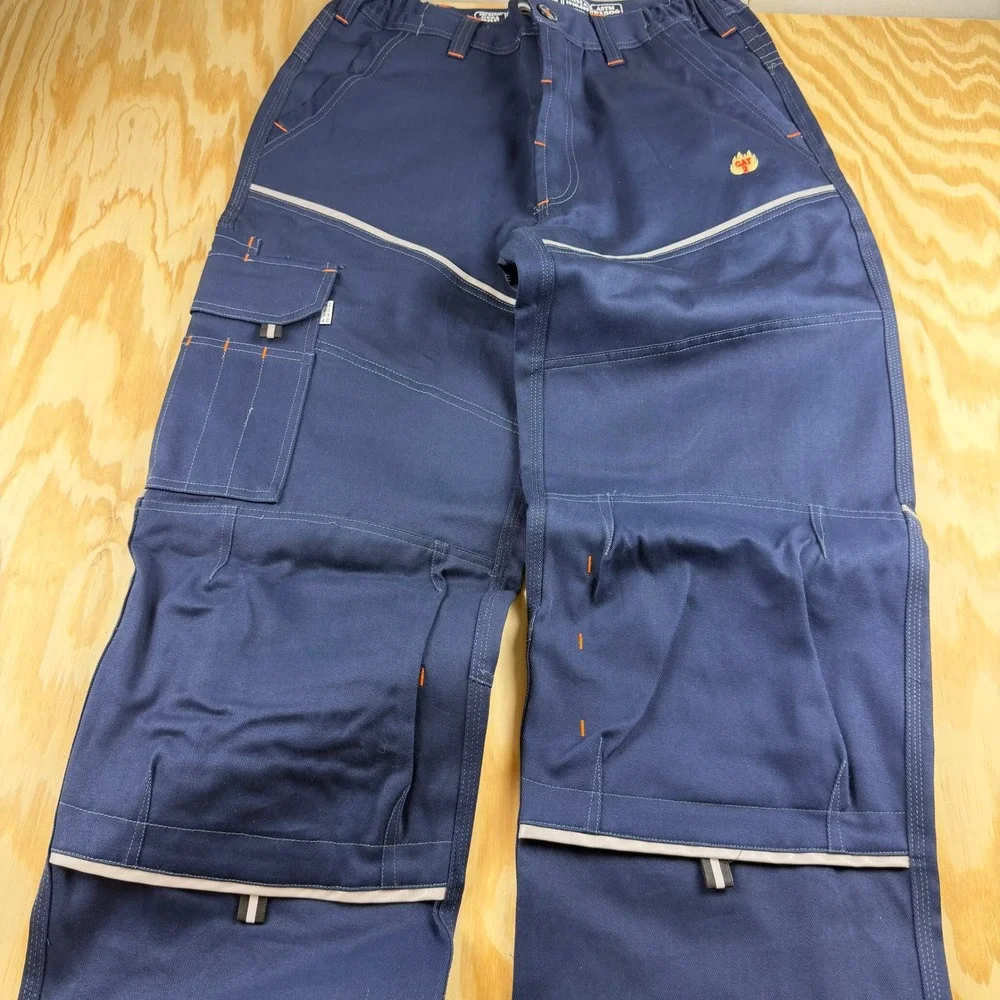 Kontra Winner FR Pants Mens 34/35x34 Navy Blue Flame Resistant ATPV 10 CAT2 Work